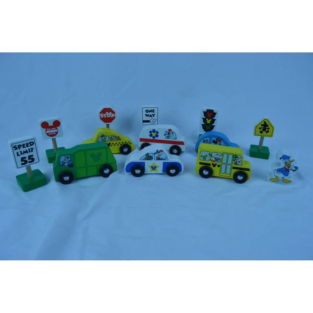 Disney Melissa & Doug Donald Duck & Friends Wooden Trains